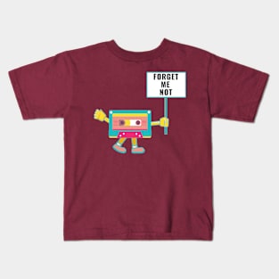 Cassette Tapes Aesthetic, Forget me not Kids T-Shirt